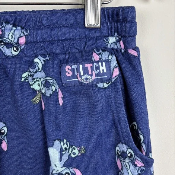 Disney Lilo & Stitch Pajama Set Womens Medium Sleep Shirt Dress Shorts Sleepwear - Picture 14 of 16